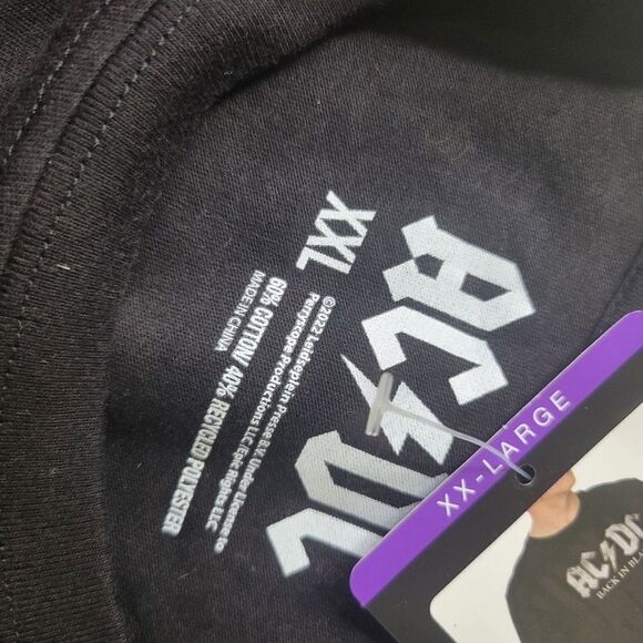 NEW XXL ACDC ROCK BAND BLACK MENS CONCERT TSHIRT 2 EXTRA LARGE NWT - Picture 7 of 8